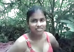 indian  girl fucking in forest