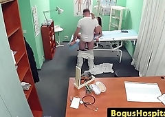 Real patient creamed by doctors assistant