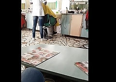 Romanian Hairdresser spy sexy ass MILF