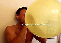 Balloon Fetish - Lance Popping Balloons Part2 Video1