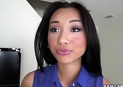 BANGBROS - Asian Teen Alina Li Takes A Big Mouthful From Brannon Rhoades