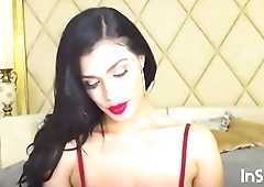 Sexy latina camgirl teases