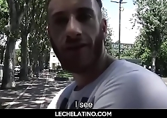 Straight Latino Hunk Sucks Cock In Back Alley - LECHELATINO.COM